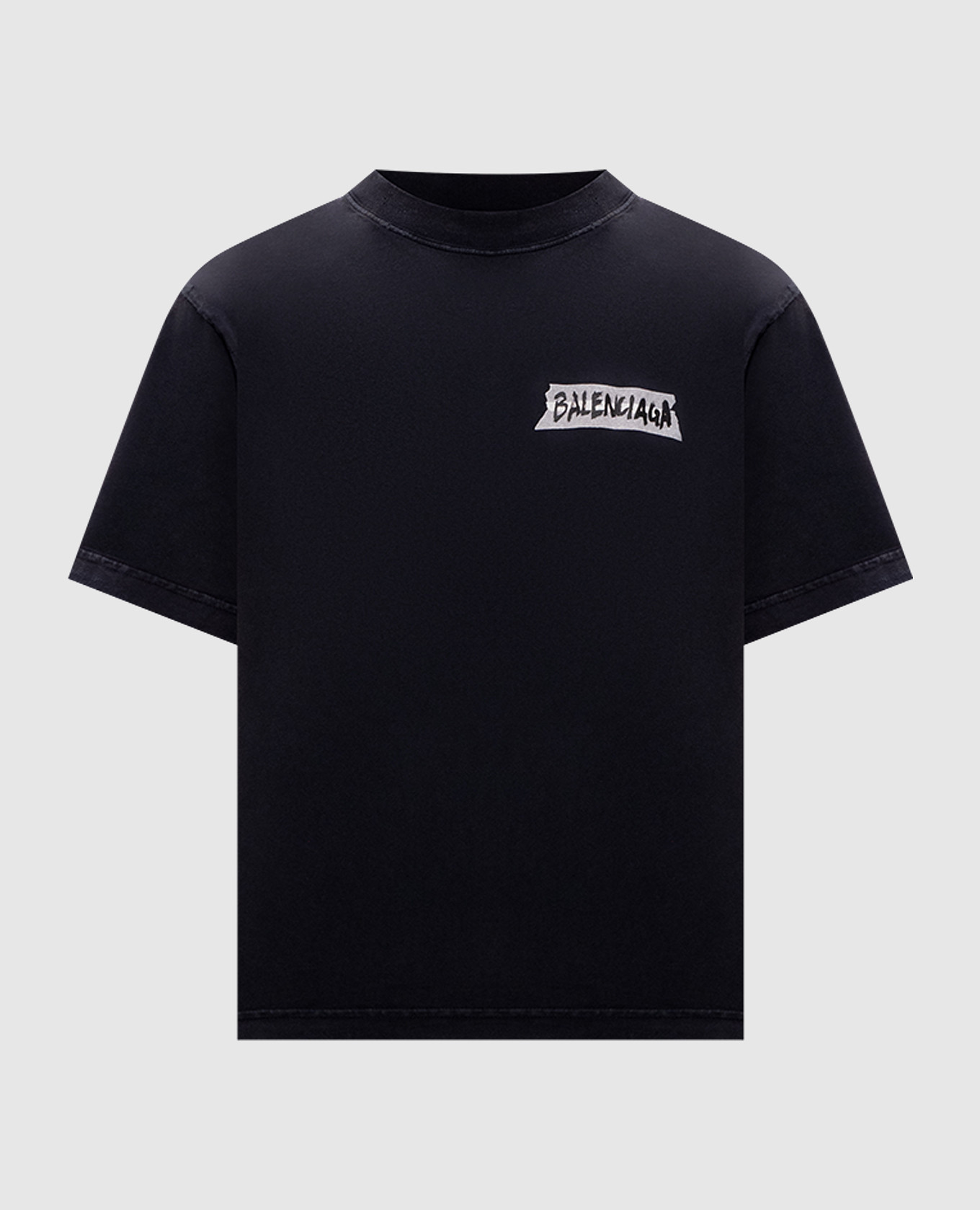 Black Masking Tape T-shirt