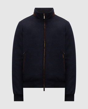 MooRER DONIZETTI blue wool and cashmere down jacket DONIZETTILS9