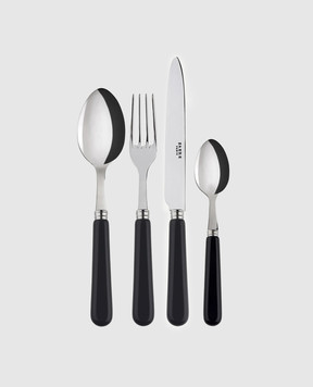 Sabre Paris Black Pop Unis cutlery set POPUNIS4P