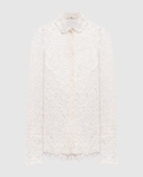 Ermanno Scervino Ivory lace blouse D492K389APEXQ
