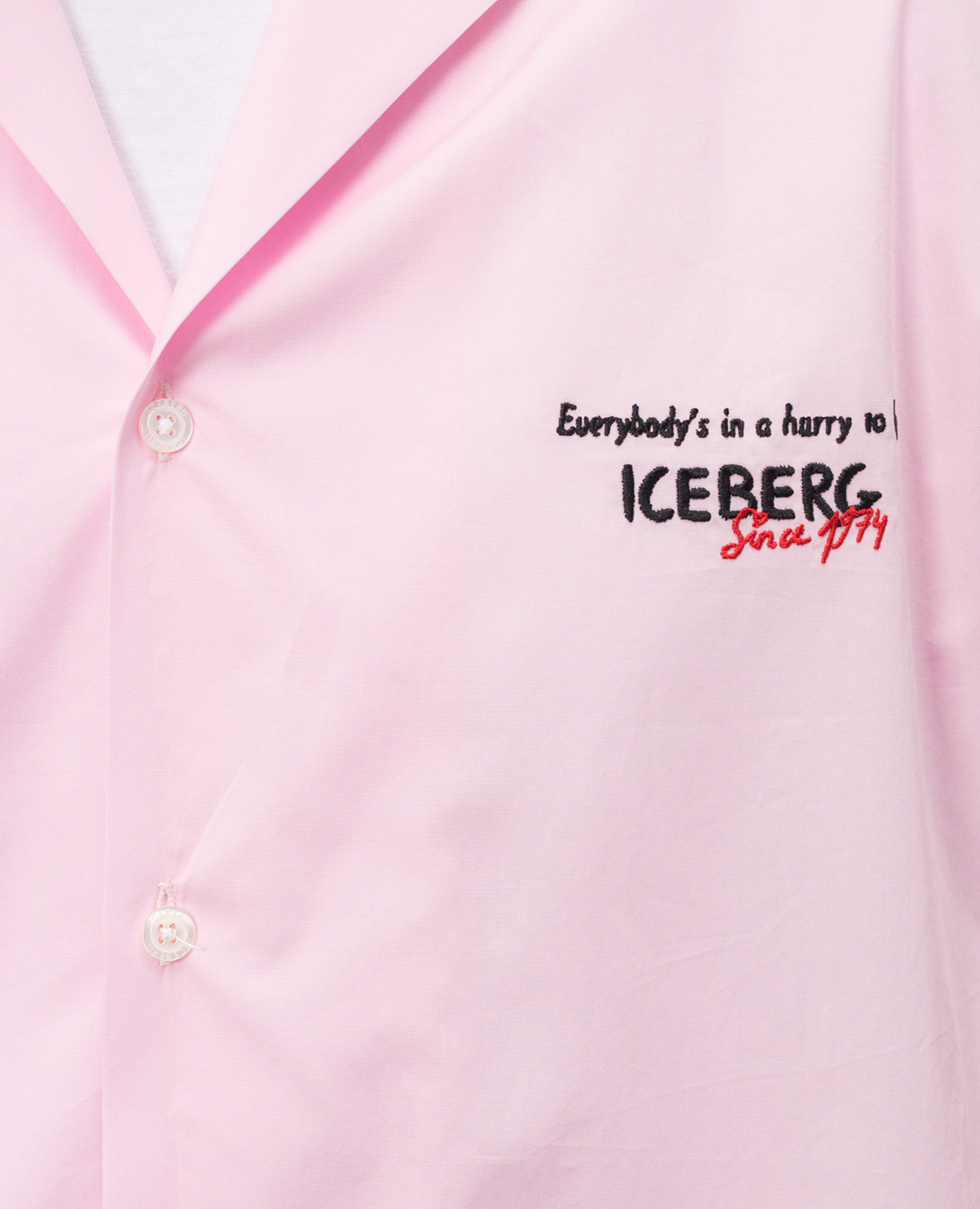 

Pink shirt with Peanuts print Iceberg