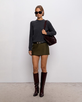 Khaite Leta gray cashmere sweater 9734650