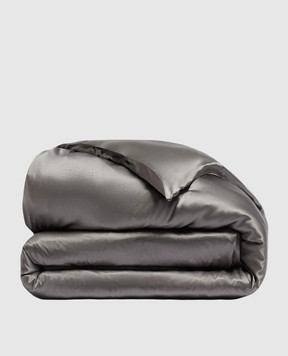 Dore & Rose Gray silk duvet cover DUVETCOVER180