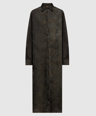 Amare green patterned dress
