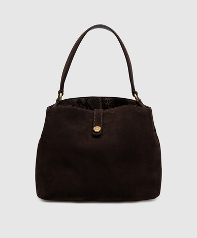 Suede bag FIONA