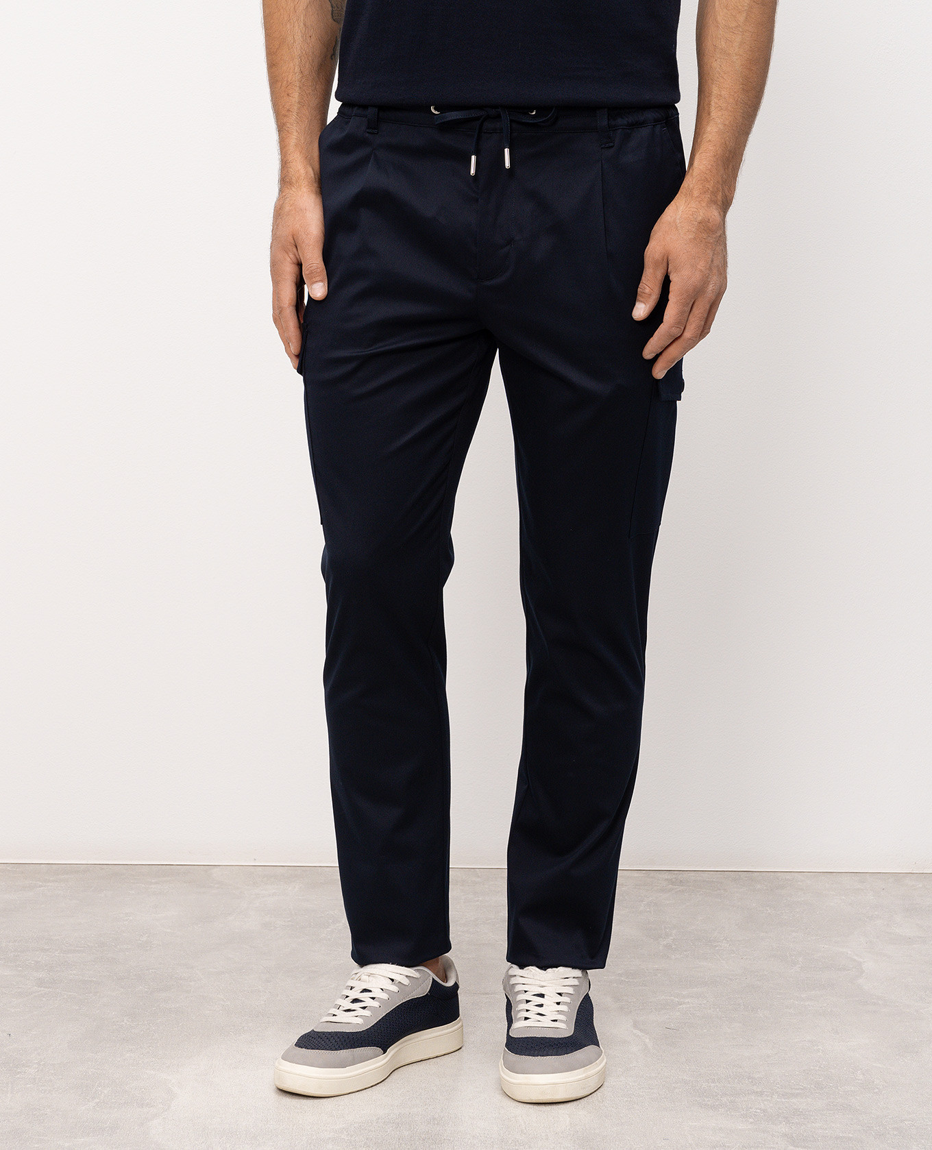 

Blue cotton cargo pants Bilancioni