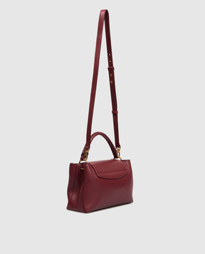 Bally Burgundy leather Lock Me bag WAH010VT710