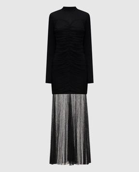 Twinset Black dress with logo 252TT3262