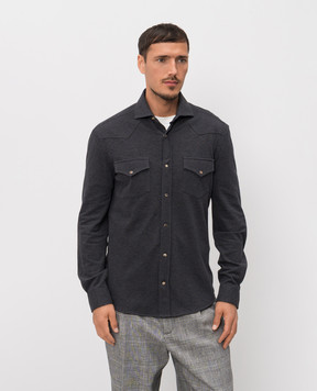 Brunello Cucinelli Gray shirt ME8546666P