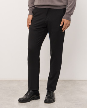 Marco Pescarolo Black wool pants MANU5416