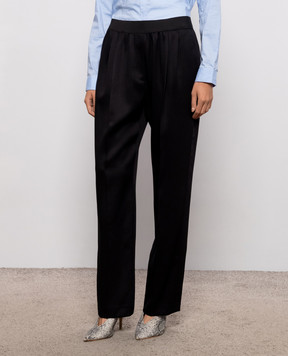 Loulou de Saison DAN black wool trousers DAN