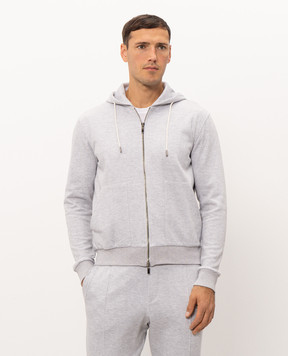 Pini Parma Gray sports jacket ZIPHOODHERRGR