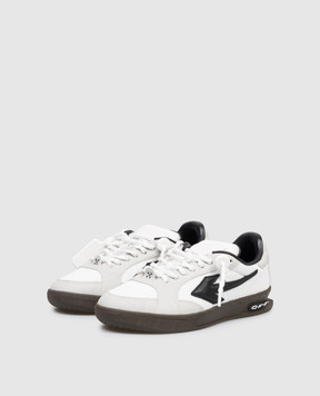 Off-White End Of Play white combination sneakers with contrasting logo OWIA28NS26FAB001