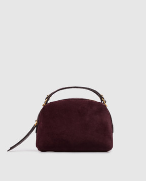 Gianni Chiarini Alifa burgundy suede bag BS8625CMSTEMU