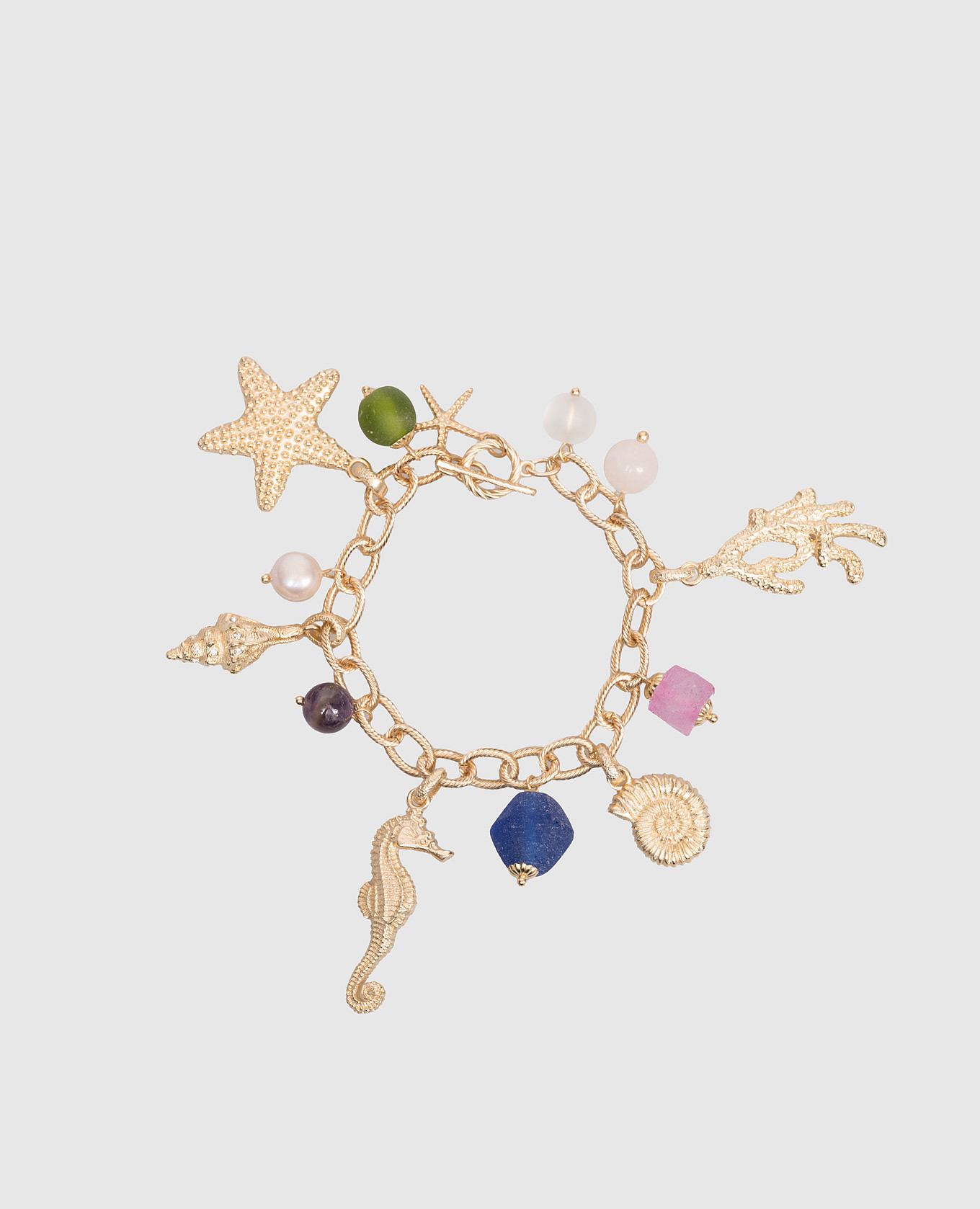 

Lumina gold chain bracelet – Mix with pendants Oceanus, Golden