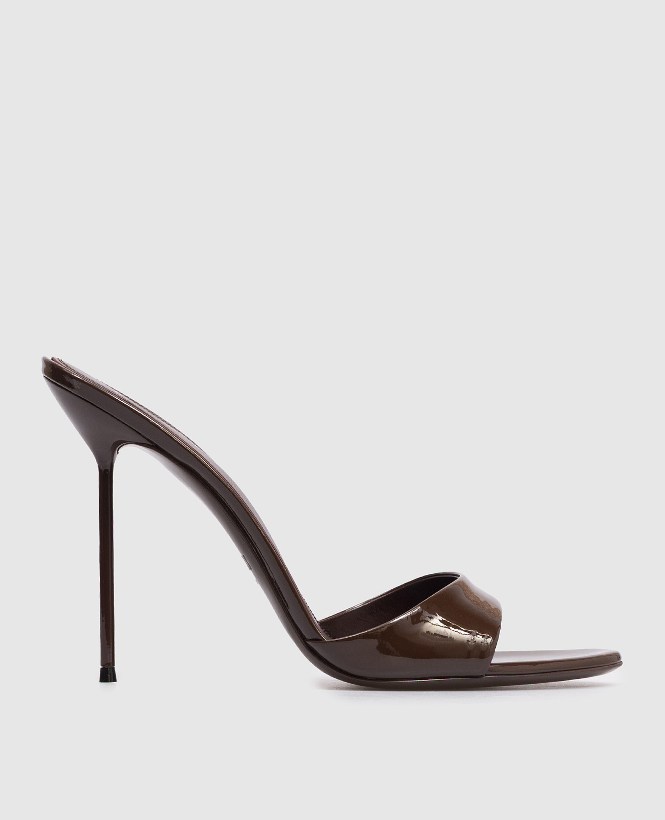 

LIDIA brown patent leather mules Paris Texas