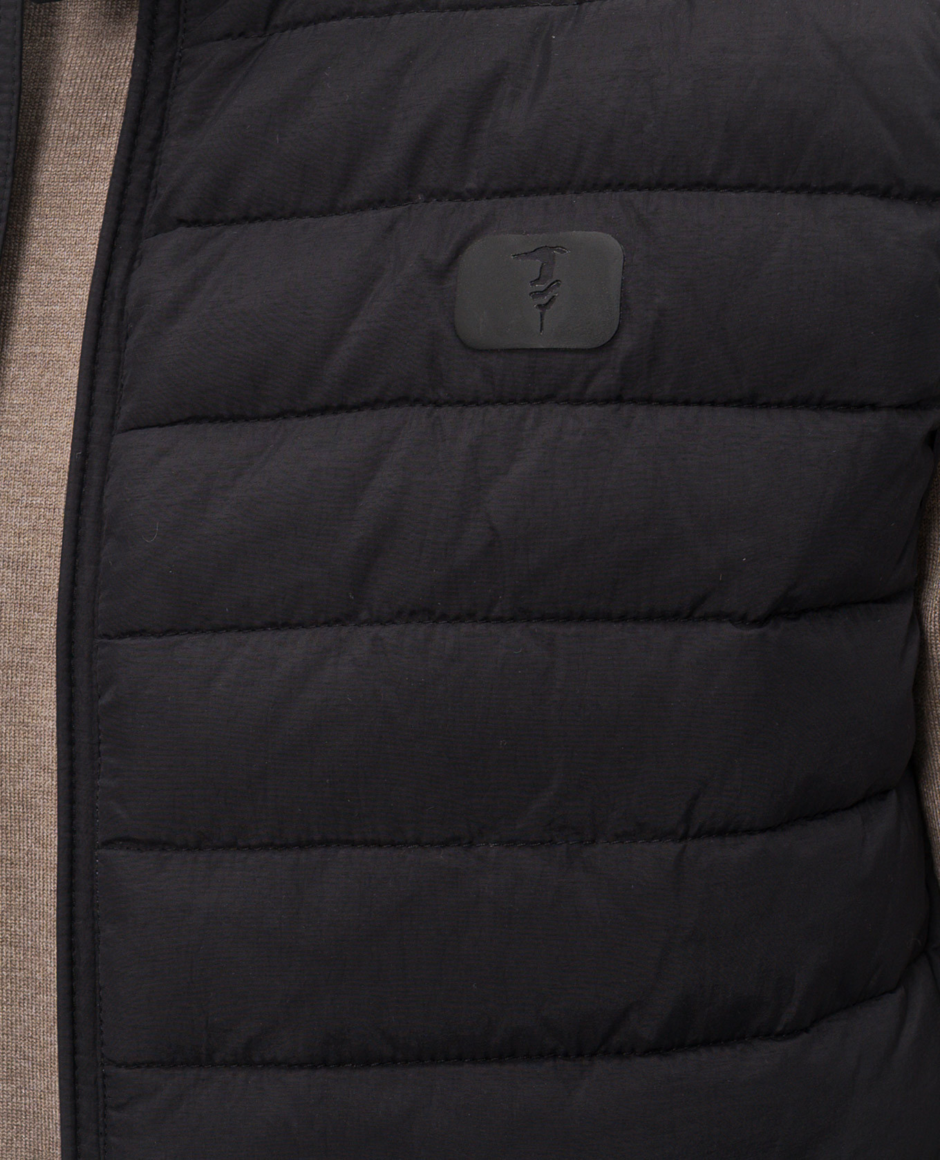 Black quilted vest Trussardi 5