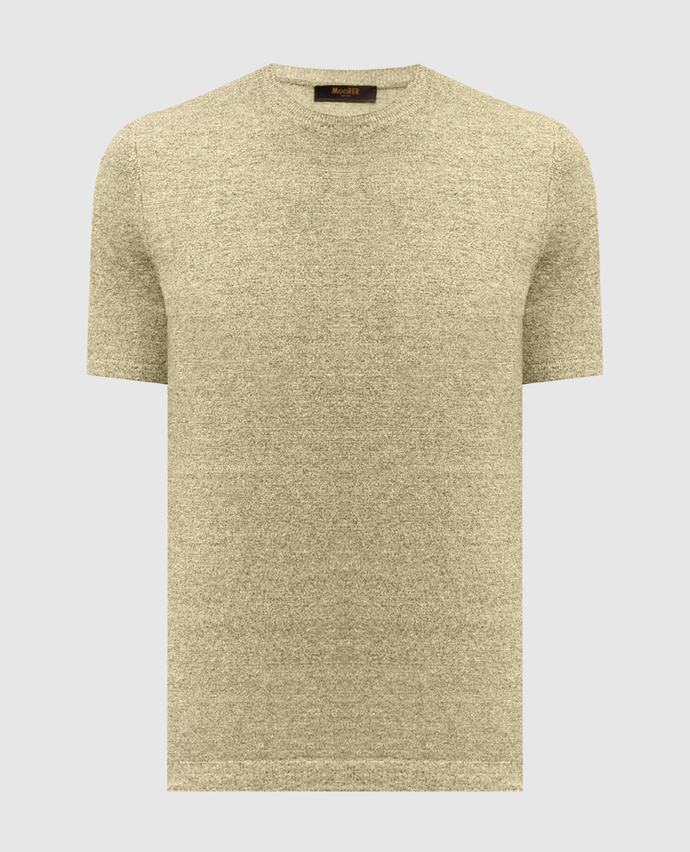 Jude green melange linen t-shirt