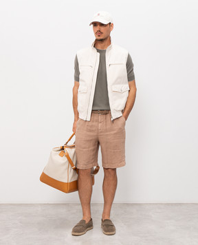 Brunello Cucinelli Khaki T-shirt M29805200