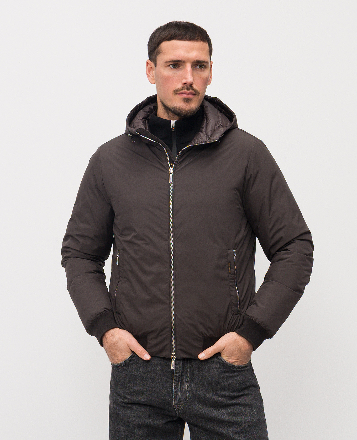 

Brown Oniro down jacket MooRER