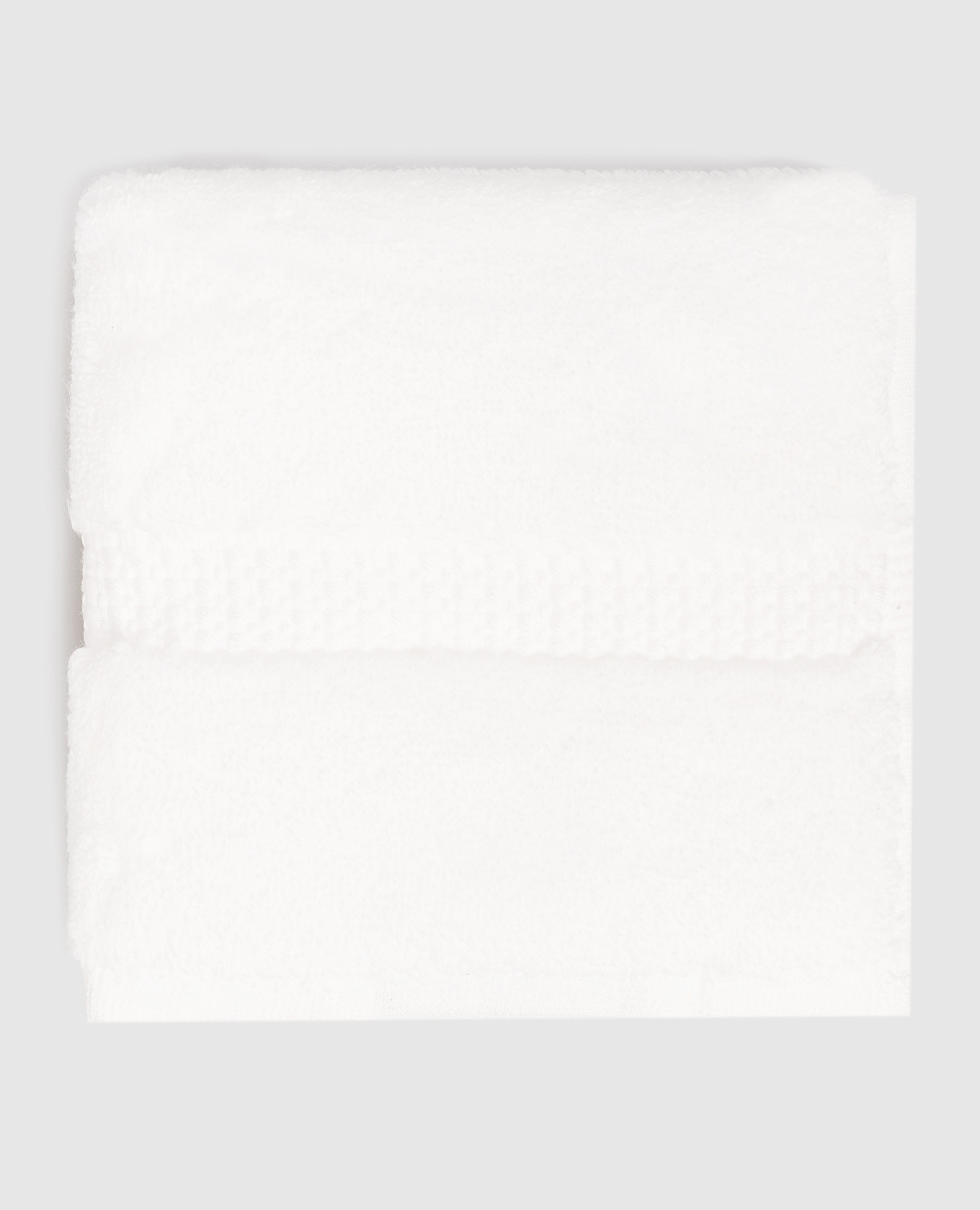 

PERA white terry face towel Hamam