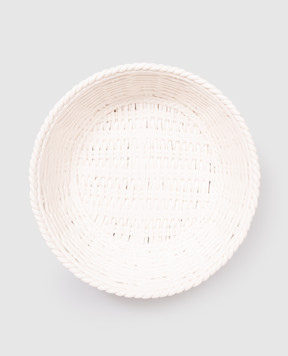 SELETTI White porcelain bread basket Estetico Quotidiano 10482