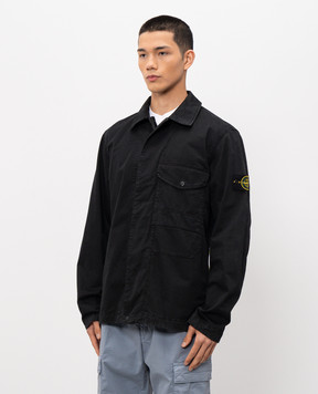 Stone Island Black shirt-style jacket L1S151200001S0004
