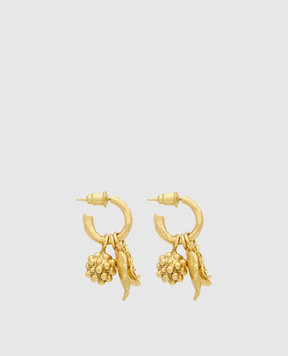 Saint Laurent CASSANDRE gold earrings with pendants A00206Y1500