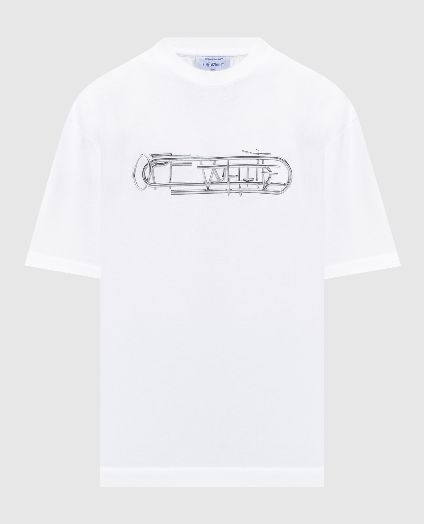 

White Paperclip T-shirt Off-White
