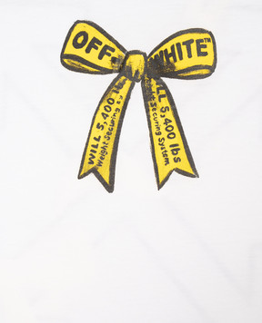 Off-White Children's white Industrial Logo T-shirt 44GAA001F26J009