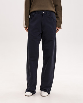 Maison Margiela MM6 Blue pants S52KA0581M25025