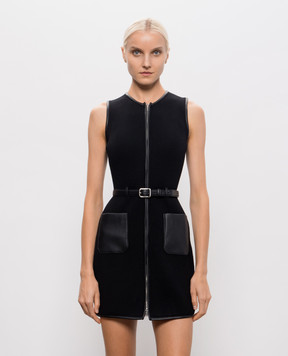 Simkhai Black ribbed Viretta mini dress 5261026K