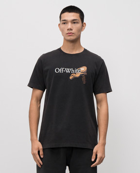 Off-White Cupid Arrow Gray T-Shirt 44MAA027F5J00C