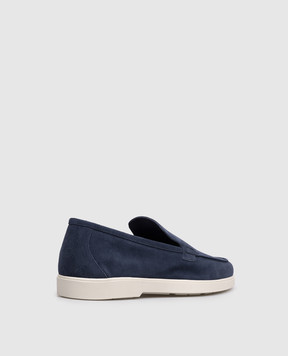 MooRER Cezanne blue suede loafers CEZANNEP5