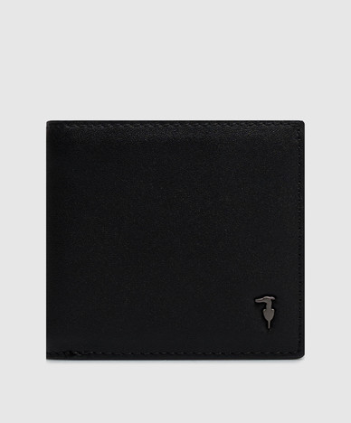 Black leather wallet