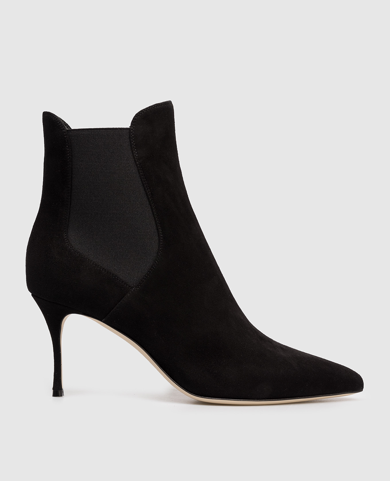 

Godiva black suede ankle boots Sergio Rossi