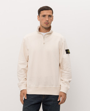 Stone Island Beige sweater with zipper L2S156100021S0A20
