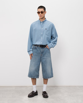 Ami Paris Blue shirt HSH822CO0221