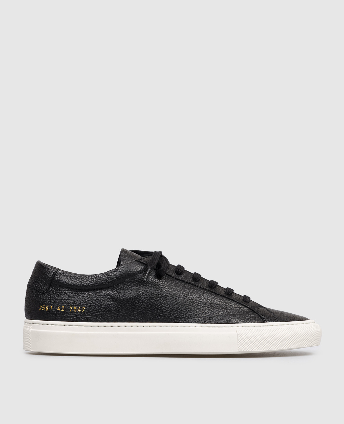 Achilles black leather sneakers