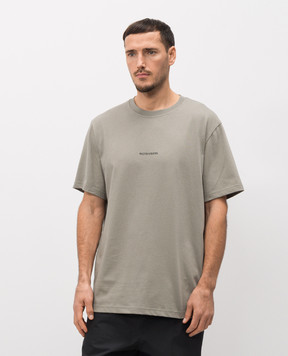 Riotdivision Khaki T-shirt with logo RDBLNKTS2