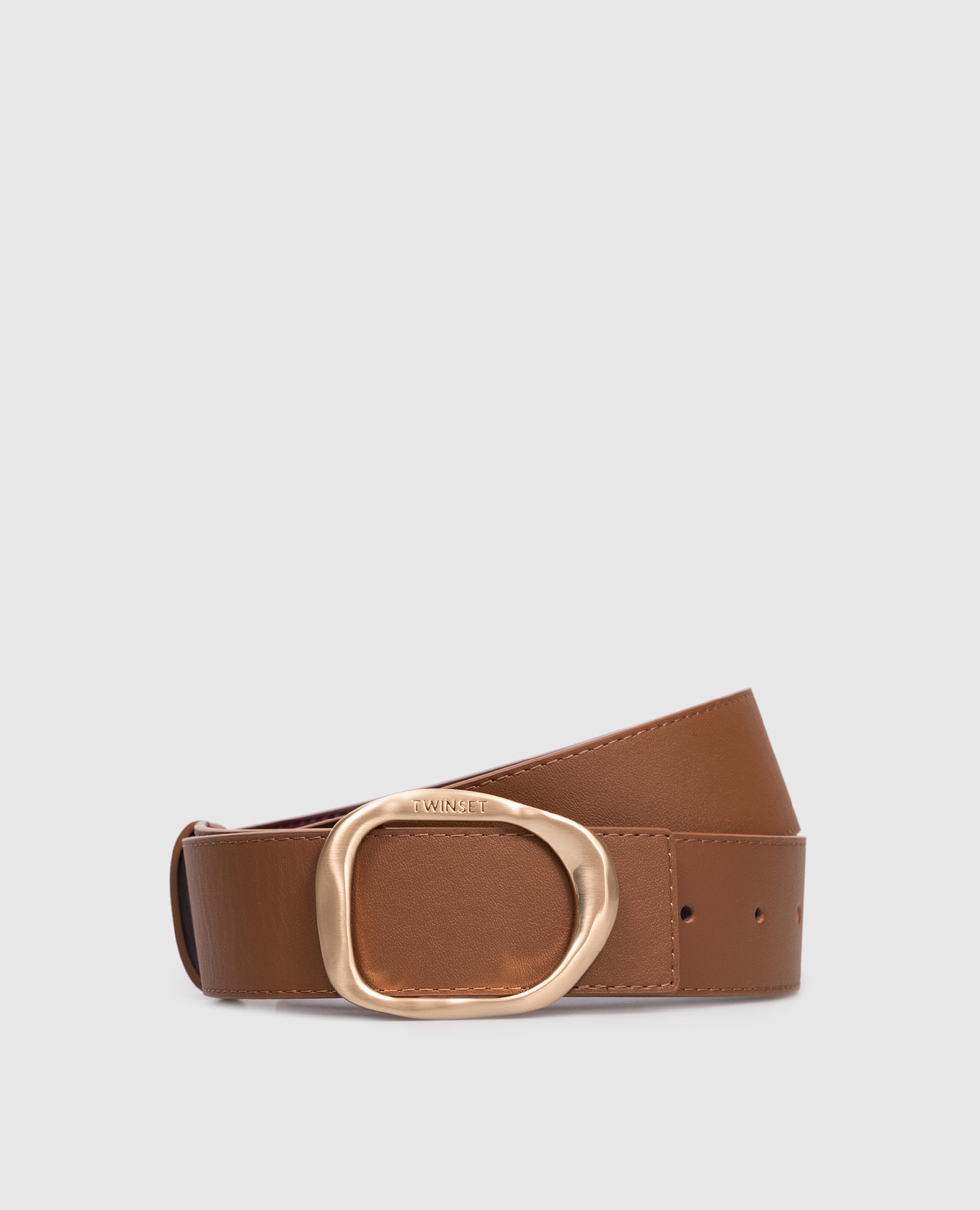 

Double-sided combination belt Twinset, Brown