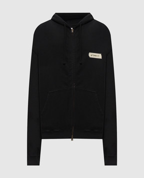 Vetements Black sports jacket with logo print MH27ZU145Bm