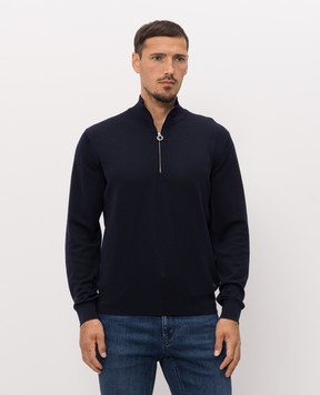 Stefano Ricci Blue cashmere sweater W505003L24W26303
