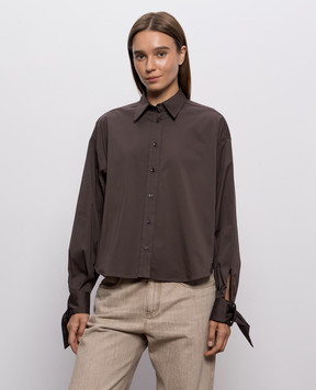 Brunello Cucinelli Brown shirt MP091M2I26