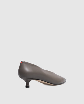 Aeyde Gray leather shoes Clara PU0125001052226