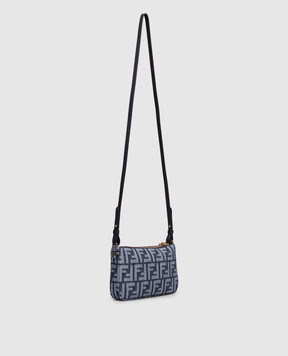 Fendi Blue Baguette patterned bag 8BS073AYB7