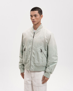 Off-White Green insulated bomber jacket 44XEH05OS26F001