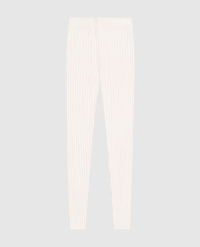 Dolce&Gabbana Children's ivory wool leggings L5KPNAJDVNE812+