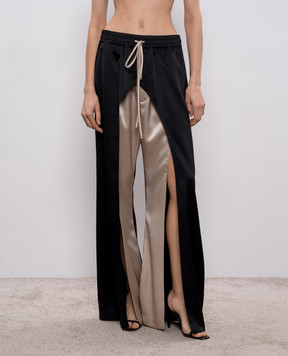 SSHEENA Black Pajama Pants 26SSPAJAMATS26005