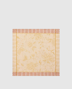 Le Jacquard Fraincais Yellow Été India linen napkin 31632